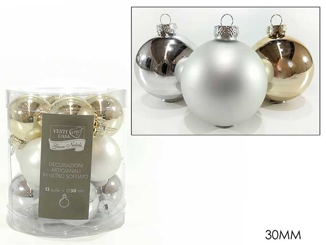 sfera vetro 30mm 18pz 480660a