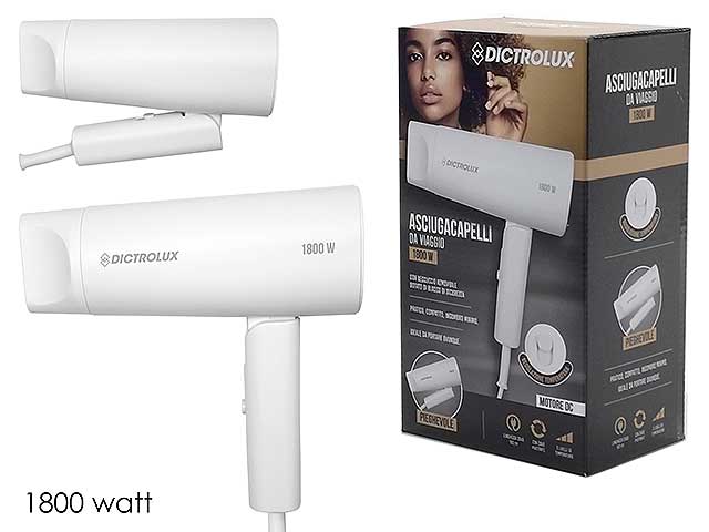 phon pieghevole bianco 1800w 583612
