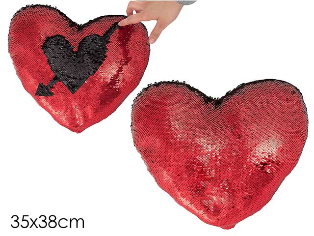 cuscino cuore 35x38cm c/paill. 516401