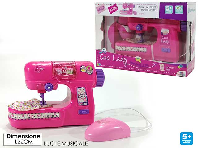 Macchina da cucire c/luci/suoni 105622