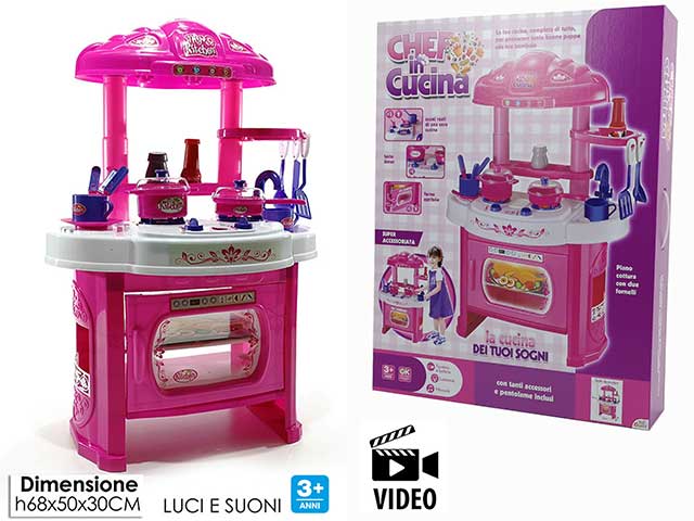 Chef in cucina c/accessori 105629