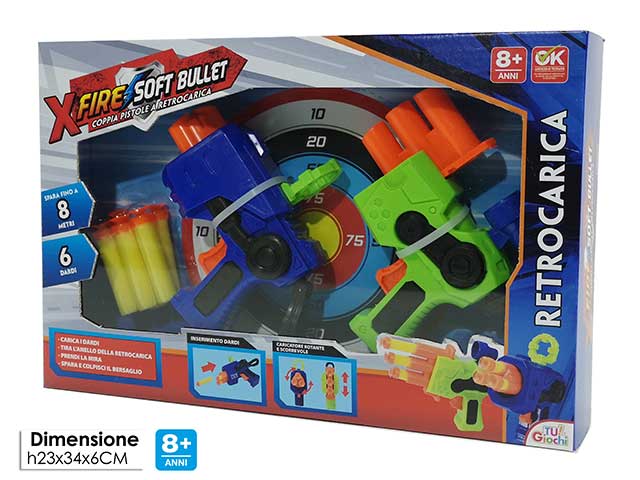 pistole spara pr. c/6 pr.x-fire-set 2  108591