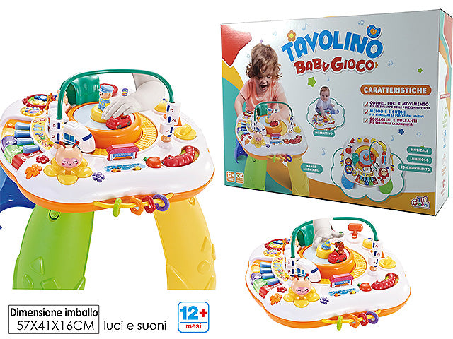 Tavolino baby gioco b/o 100887