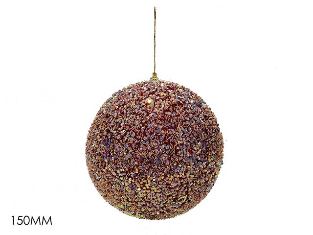 Sfera 150mm c/paill.rosso 304040