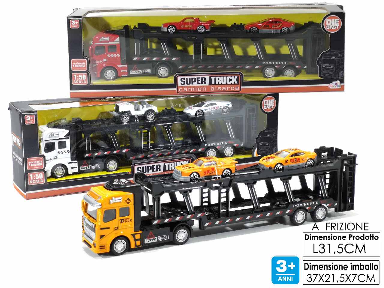 Camion bisarca die-cast a friz.121311