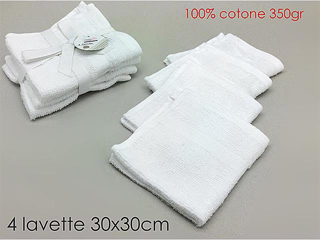 lavette 30x30cm basic 4pz 675205