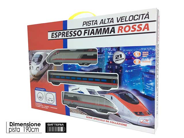 Pista espresso fiamma rossa 121626