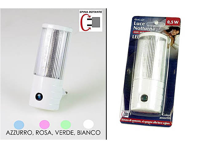 Luce notturna led c/sensore 568506