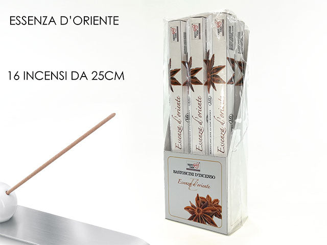 incensi 16pz essenza d'oriente 638711