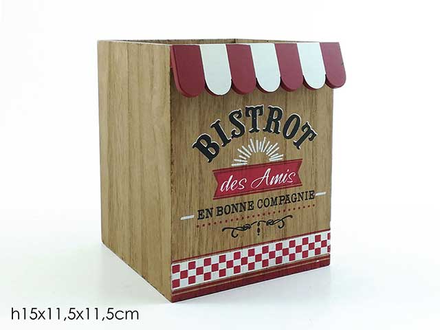 porta mestoli bistrot 15x11,4x11,4cm 669107