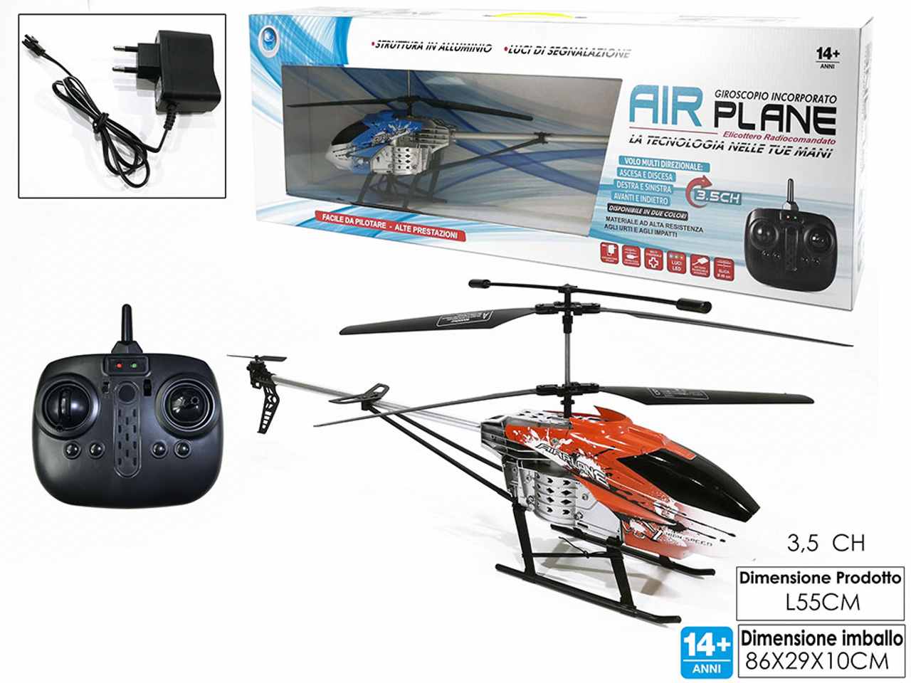 elicottero air plane r/c 3.5ch 101932