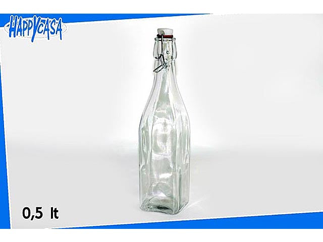Bottiglia 0,5lt trasp. c/tappo703068