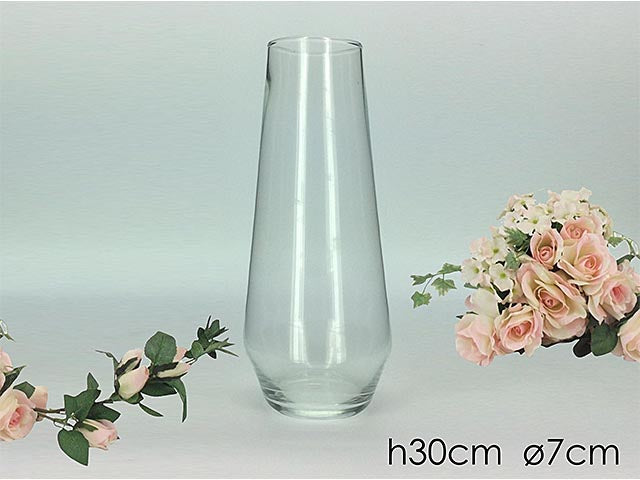 l.vetro vaso bombato 30cm 634022