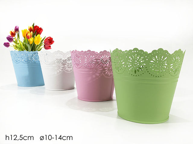 vaso tondo 14xh13cm 4ass 567501