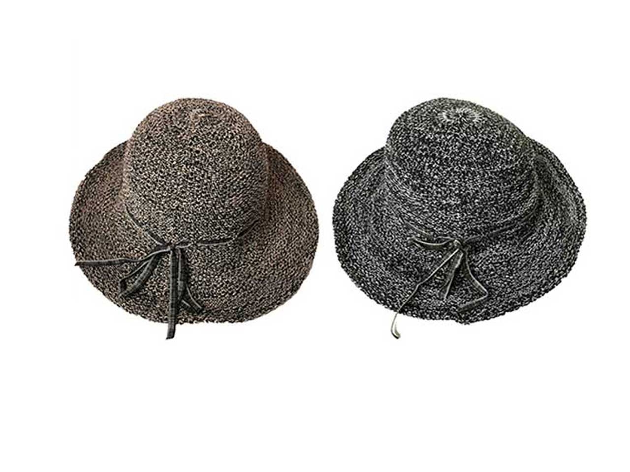 Cappello donna con nastrino in colori assortiti