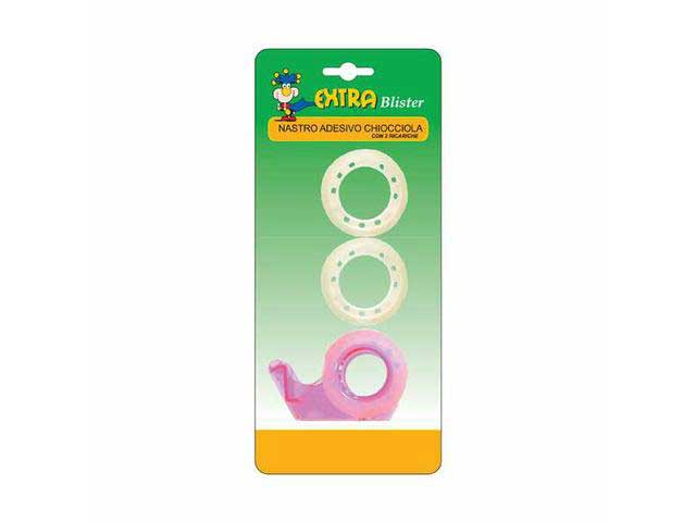 Scotch adesivo Gesco chiocciola dispenser rosa