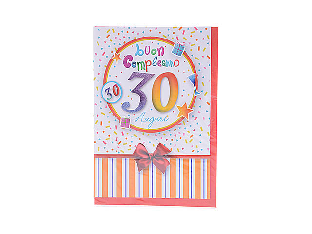 Biglietto auguri 30 anni
