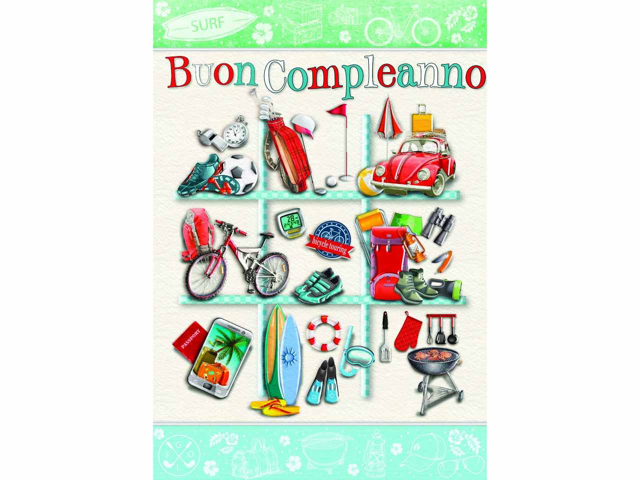 Biglietto auguri buon compleanno uomo