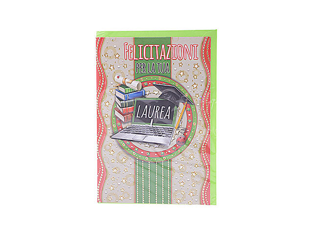 Biglietto auguri laurea