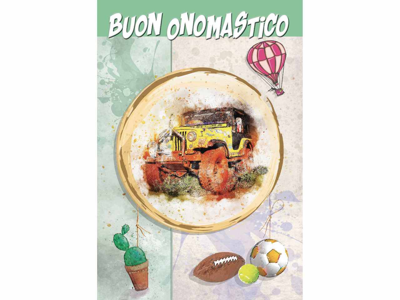 Biglietto buon onomastico