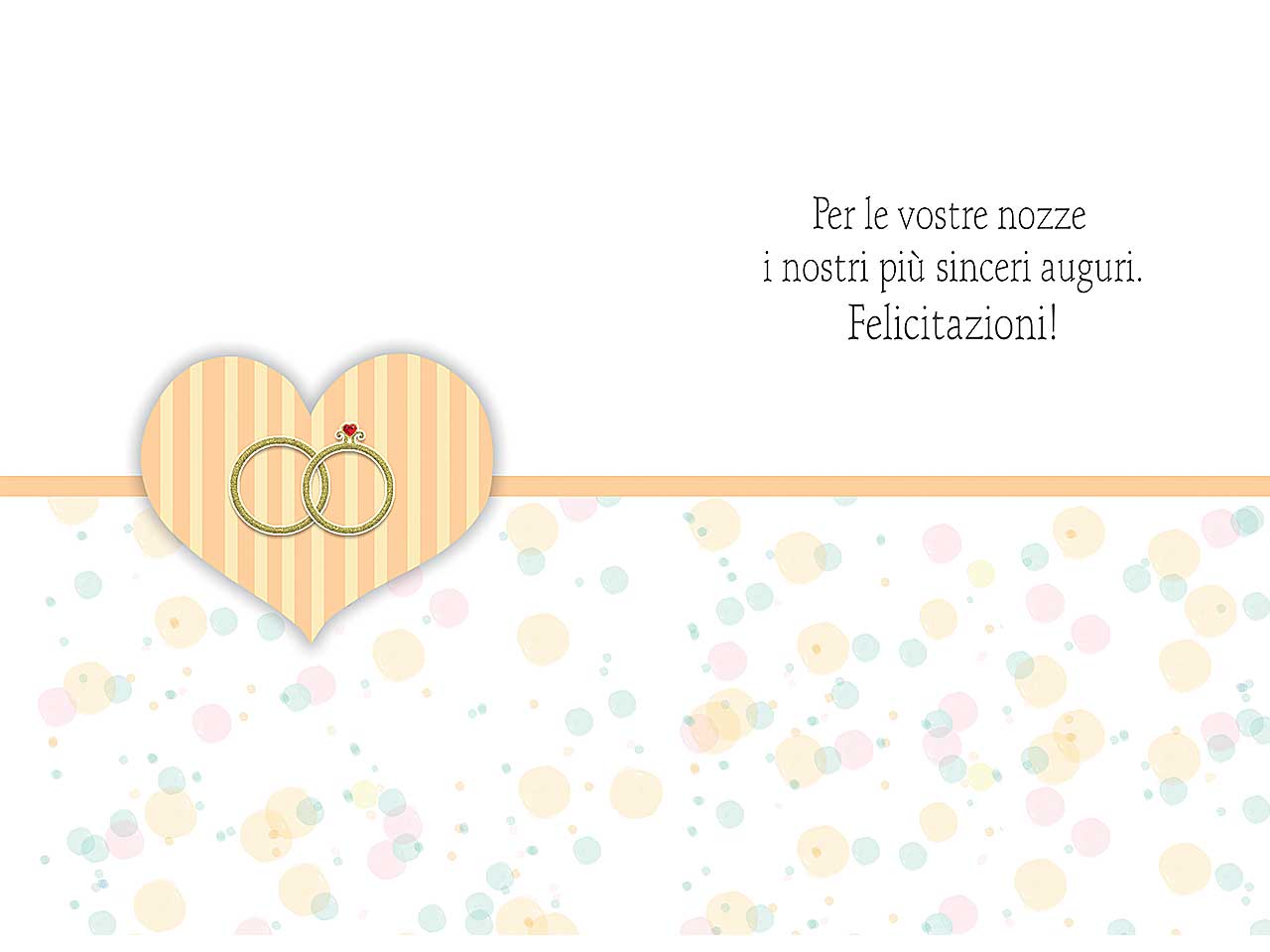 Biglietto auguri matrimonio