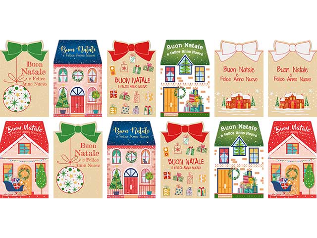Biglietto natale 9x14 12 pezzi na50070bn/48