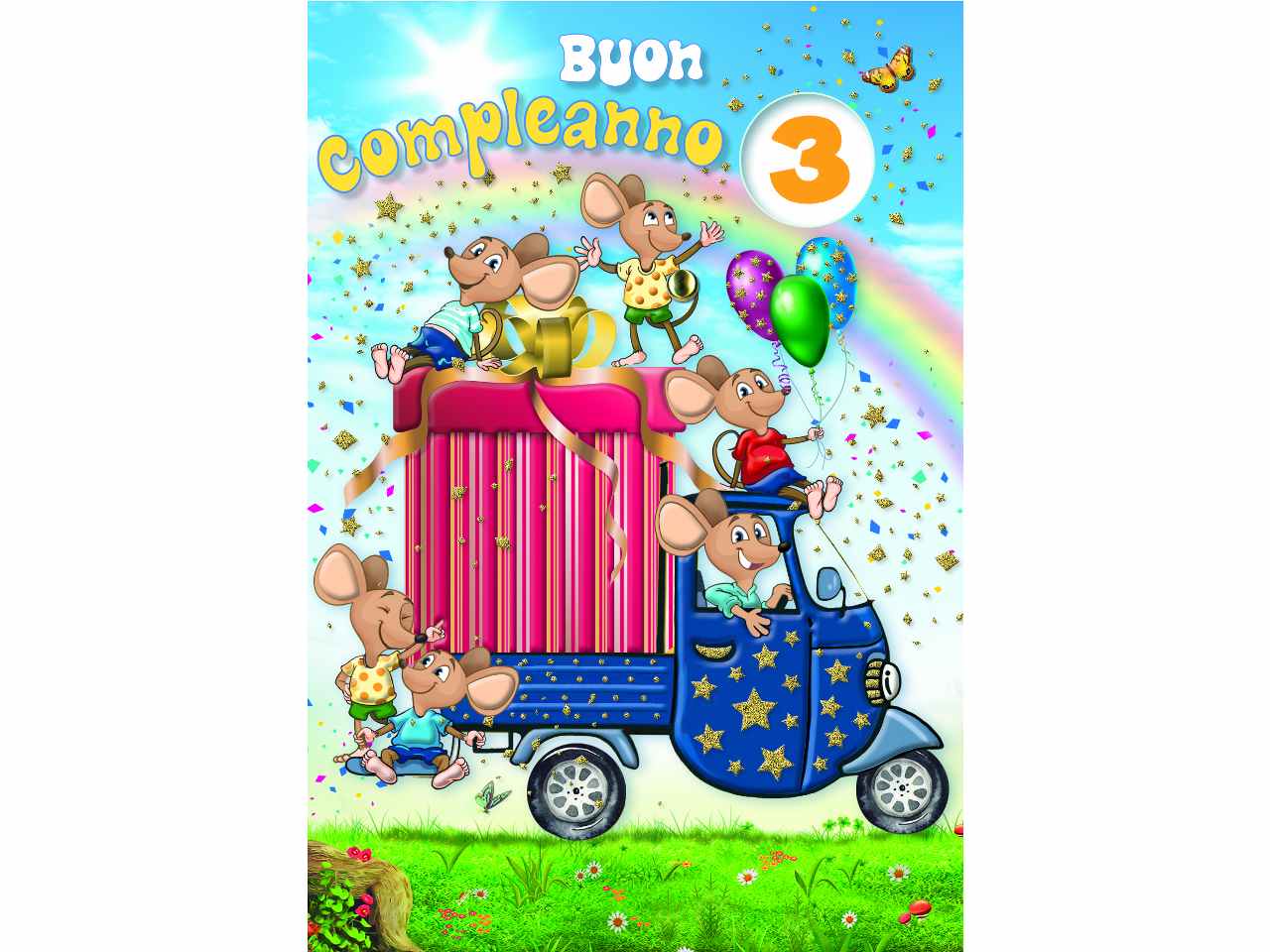 Biglietto buon compleanno