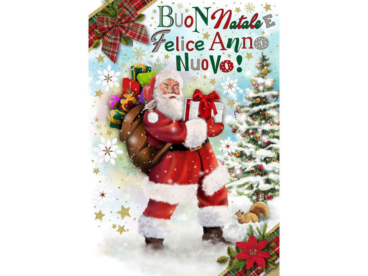 Biglietto auguri natalizio