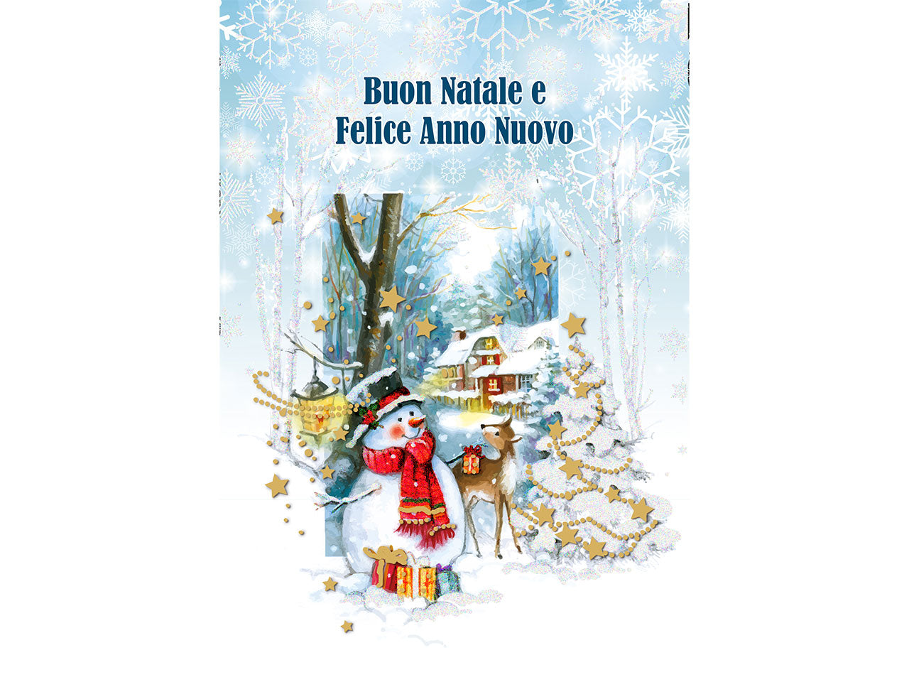Biglietto auguri natalizio porta soldi