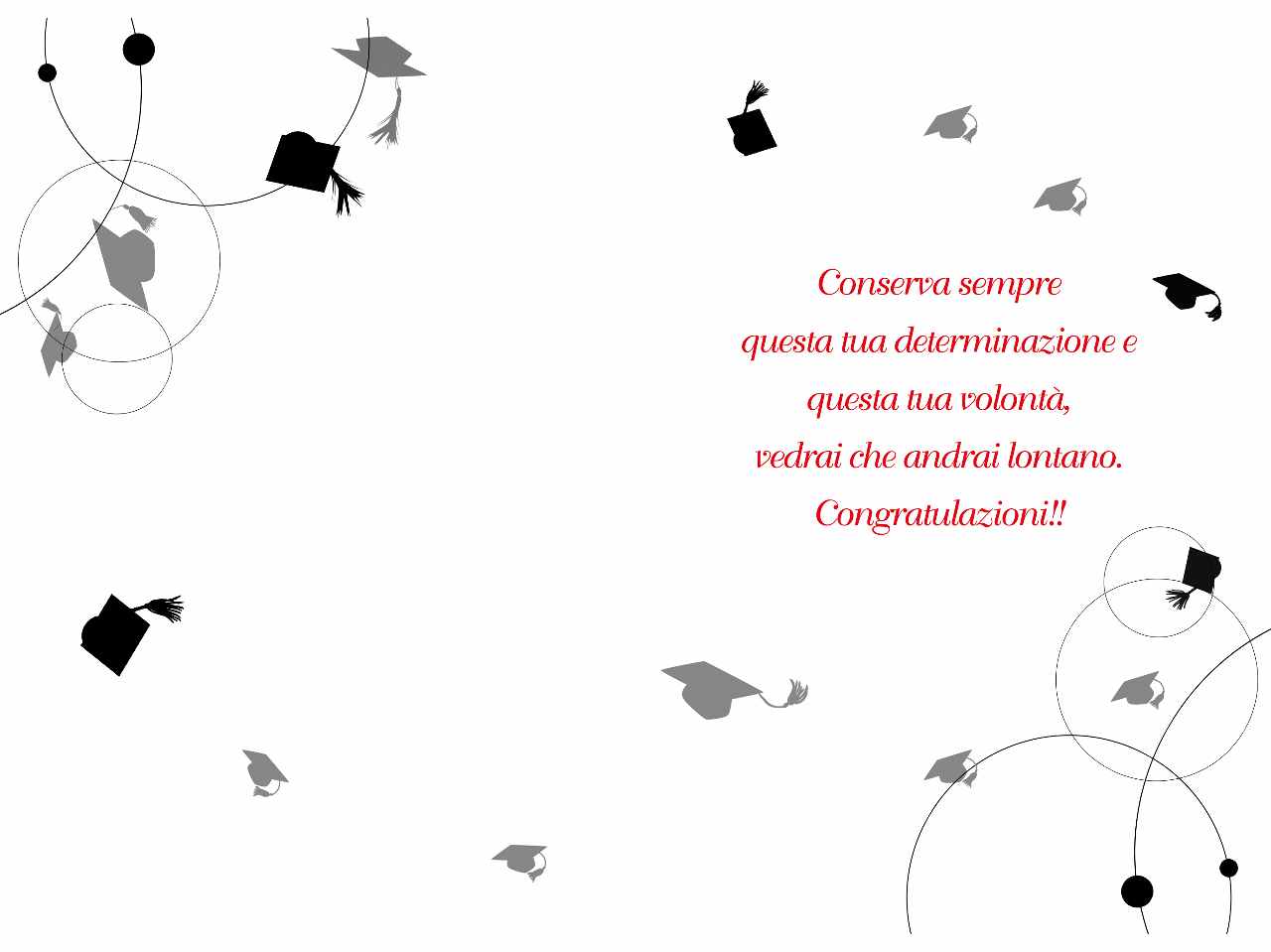 biglietto auguri laurea