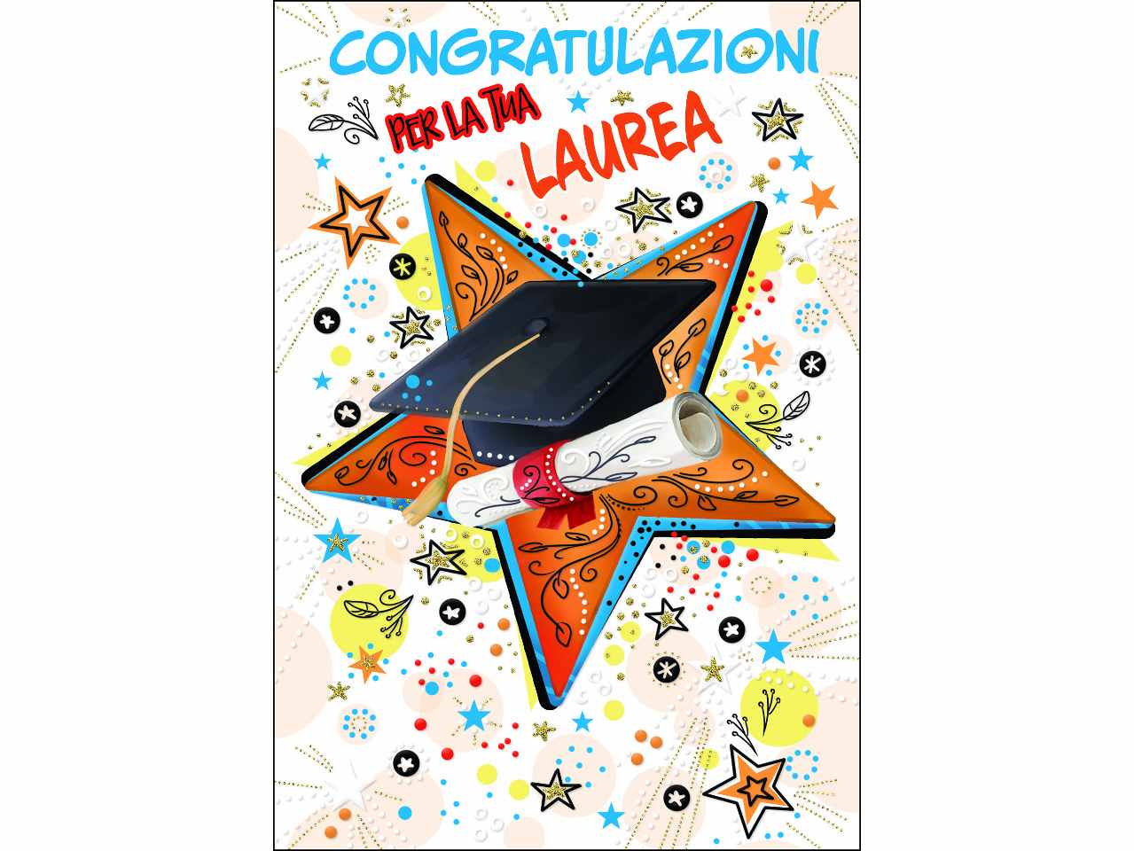 biglietto auguri laurea