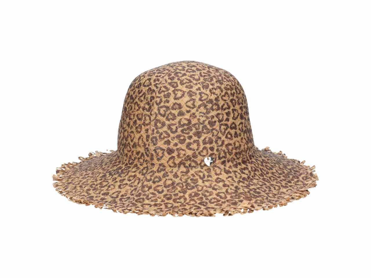 Cloche con stampa cuori all over colore nero