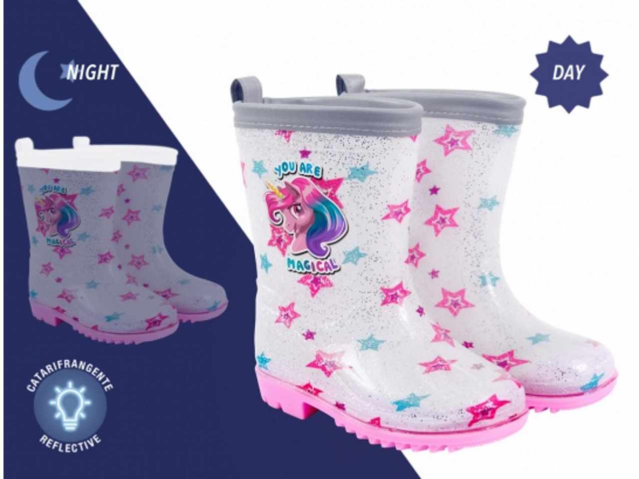 Stivaletti unicorno bordo catarif.15607