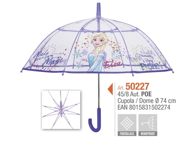 Ombrello bimba frozen 45/8 d74 50227