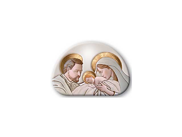 sacra famiglia 48x58cm