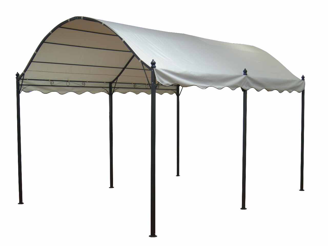 Gazebo 4x3mt in acciaio e poliestere