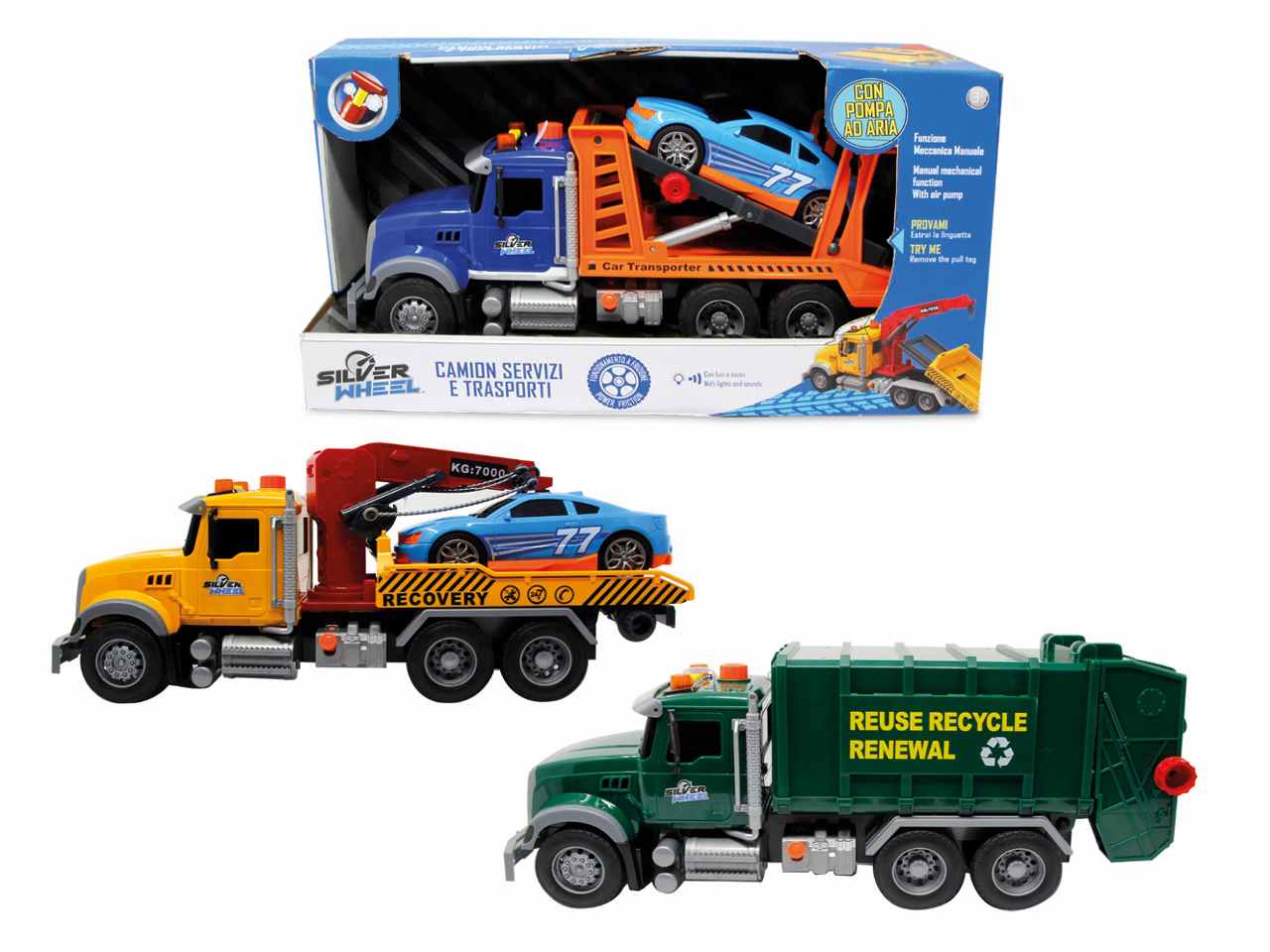 Silver wheel camion  41415