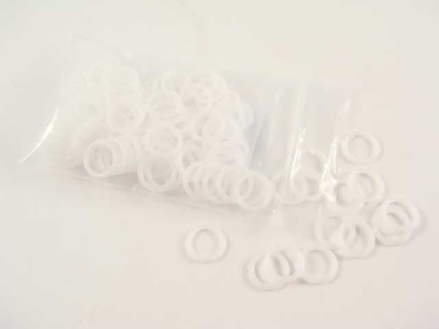 Busta 100 anelli plastica 16/23 55102