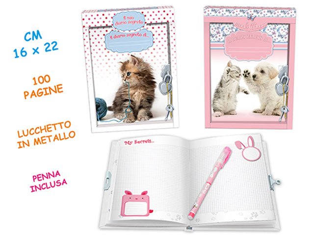 Miss signorina diario s.cane/gatto 51442