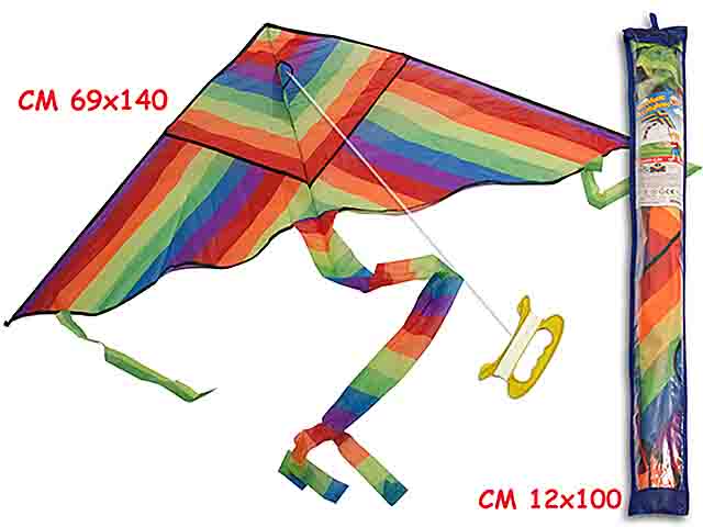 aquilone arcobaleno 40x69cm 51484