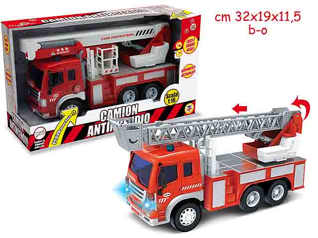 Mr boy camion pompieri c/luci 64135