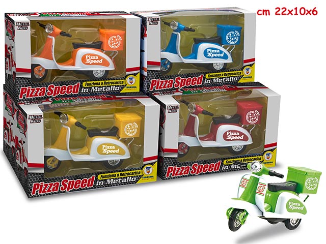 Metal kids vespa pizza 65724