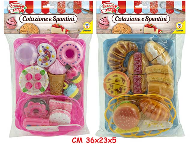 Grande chef set colazione c/vass.66564
