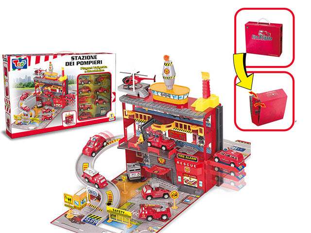 Teo's playset stazione pompieri 66881