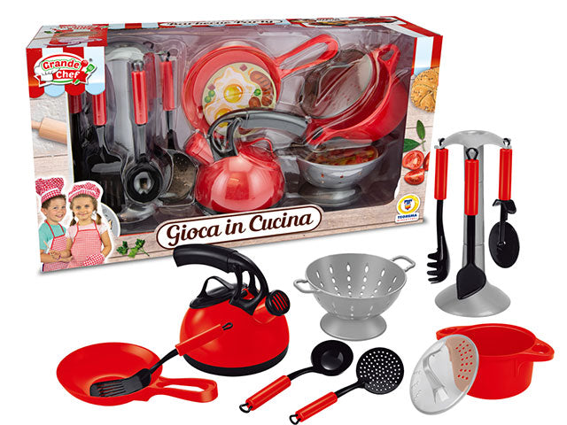 Grande chef gioca in cucina 66968