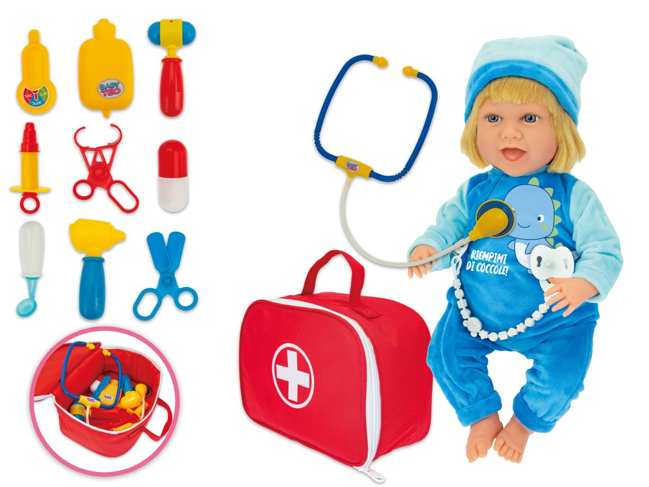 Baby teo - bambolotto bua 45cm