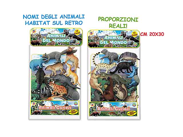 Animale selvatico 12 pezzi 72210