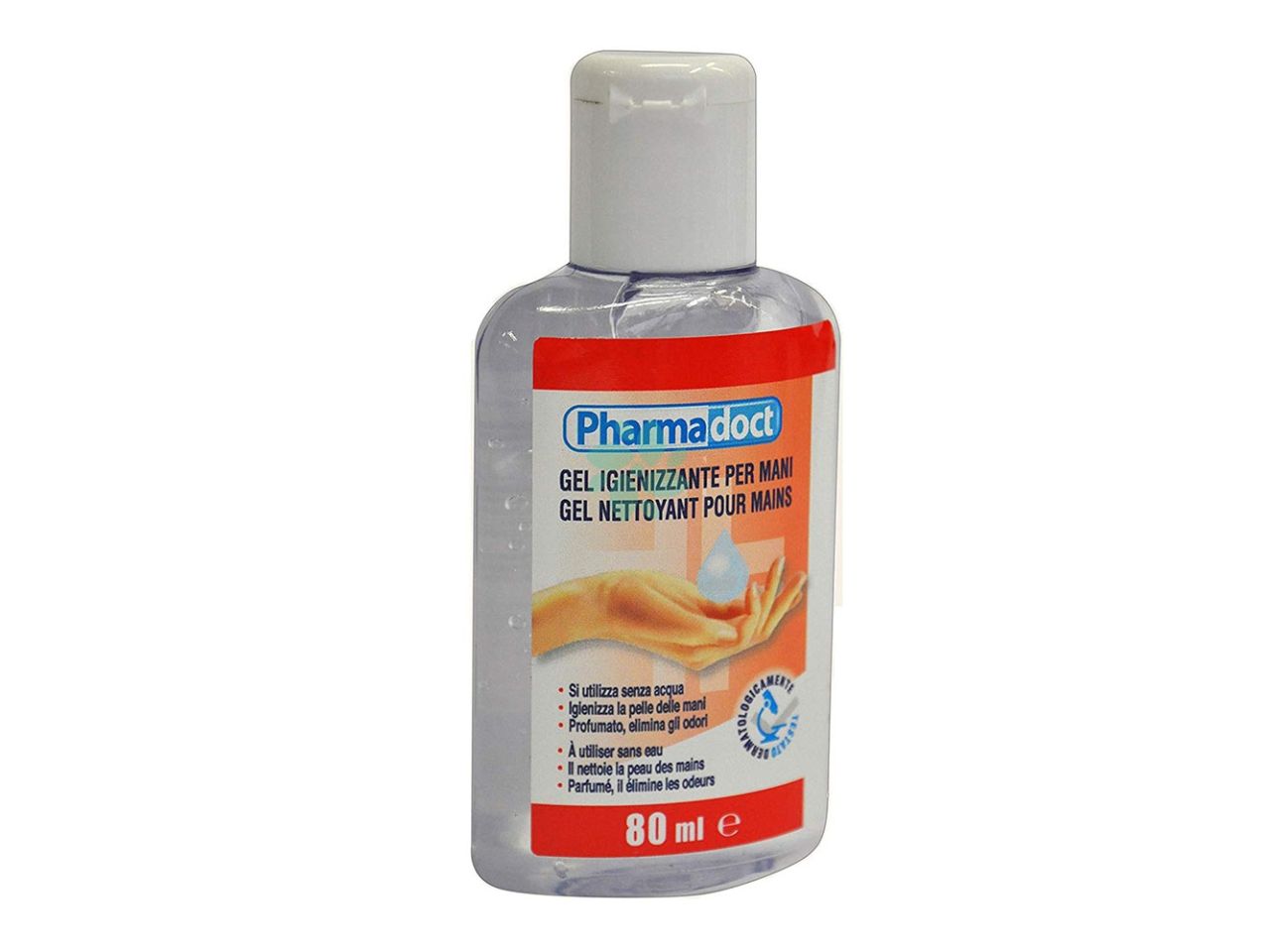 gel disinfettante mani 80ml pharmadoct