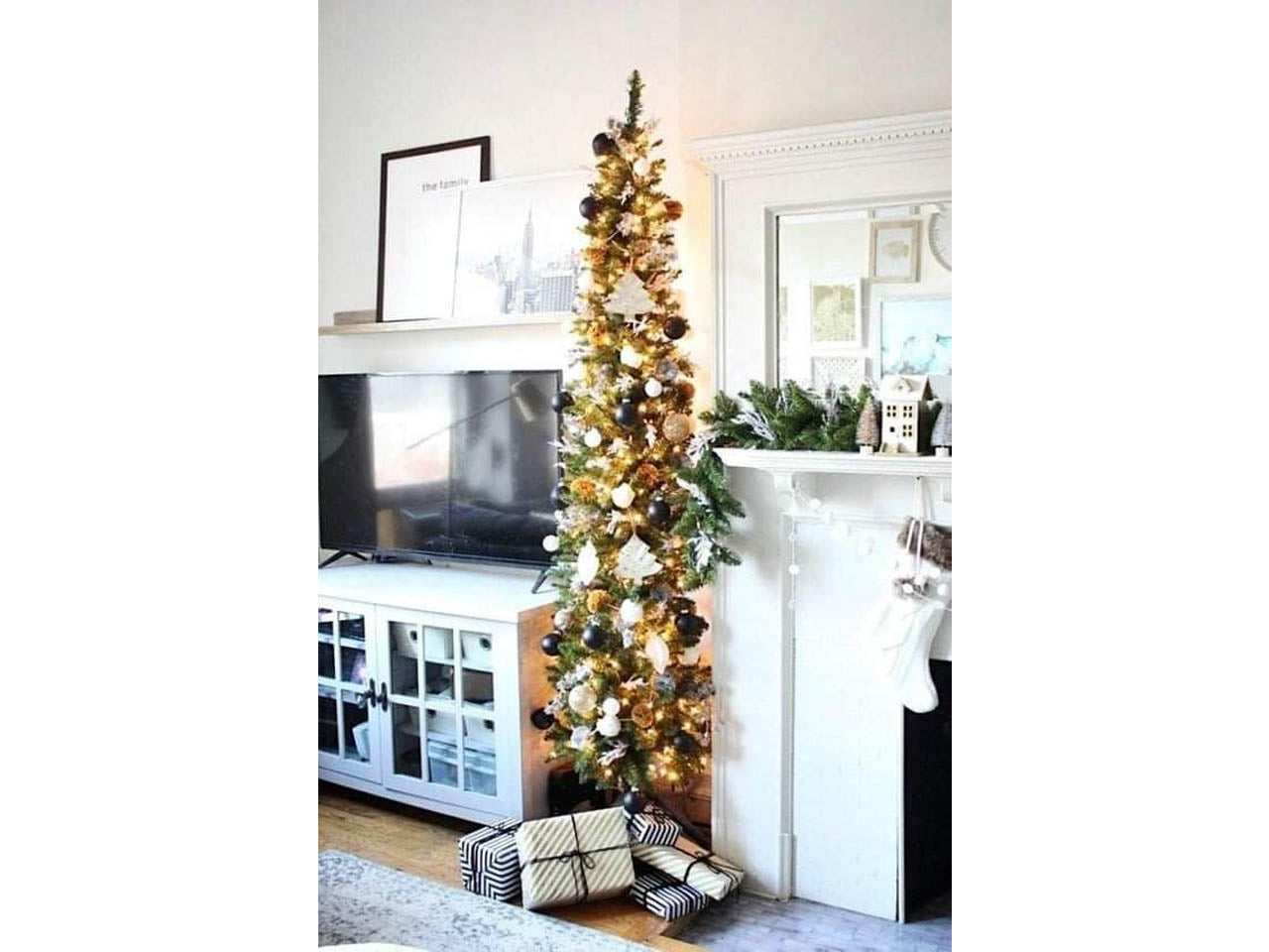 Albero di natale slim deluxe penicel 183cm 326 rami diametro 55cm