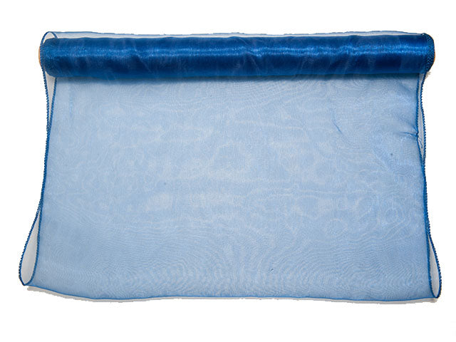 rotolo organza 48cmx10yds royal blu aa01455